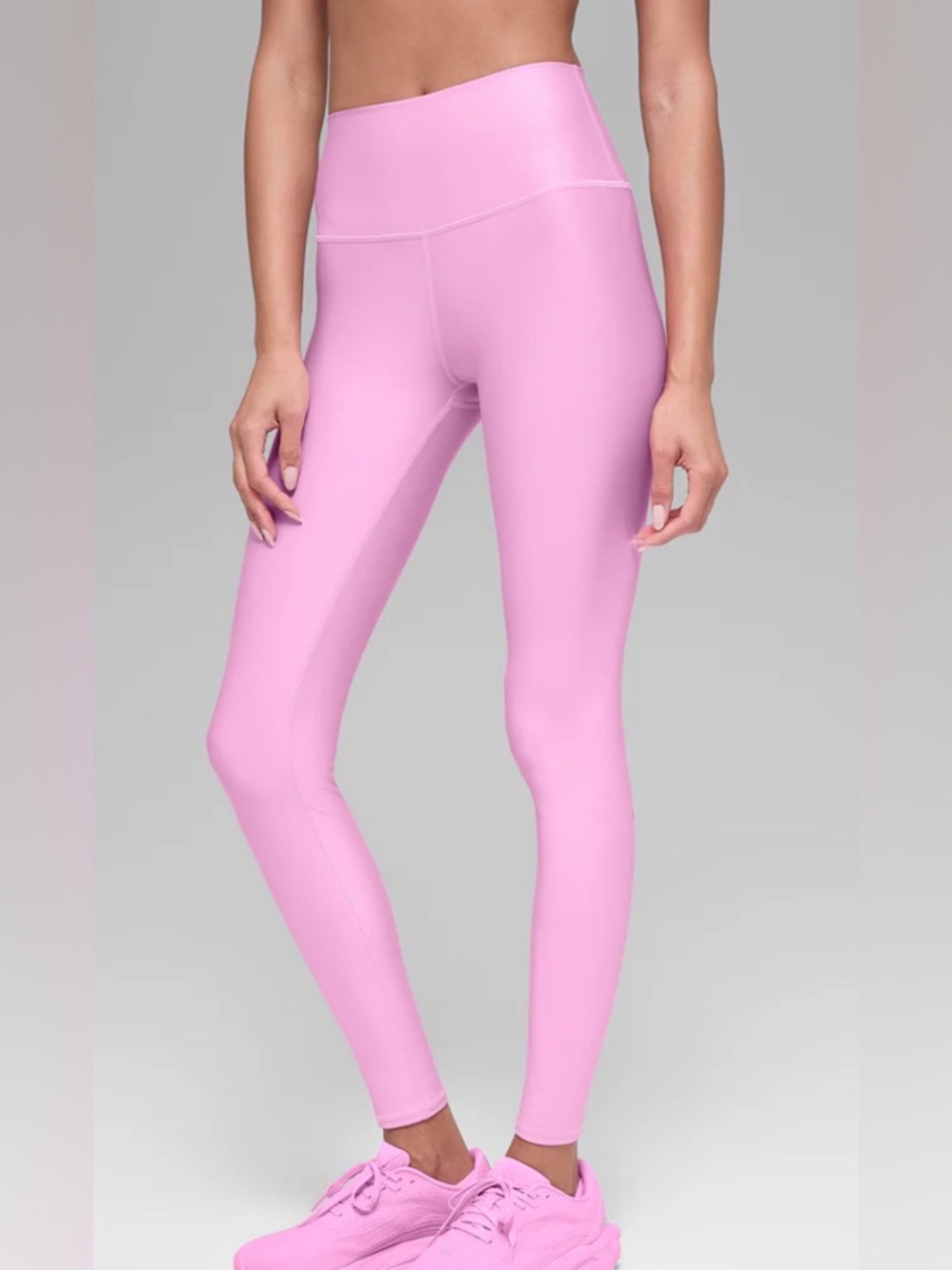 ALO Yoga High-Rise Pink Stretch Leggings